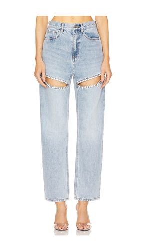 Crystal Slit Jeans in Denim-Light. - size 25 (also in 26, 28, 29, 30) - AREA - Modalova