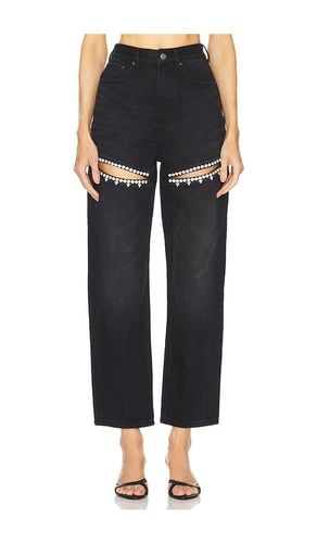 Crystal Slit Jean in . - size 25 (also in 26, 27, 28, 29, 30) - AREA - Modalova