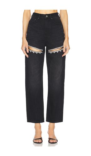 Crystal Slit Jean in . - size 25 (also in 26, 27, 28, 30) - AREA - Modalova