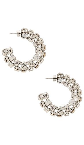 AREA OHRRINGE in Metallic Silver - AREA - Modalova