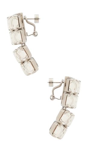 Crystal Pave Earrings in - AREA - Modalova