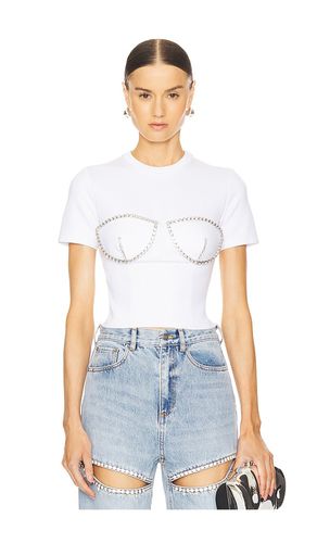 Crystal Bustier T-Shirt in . - size M (also in L, S, XS) - AREA - Modalova