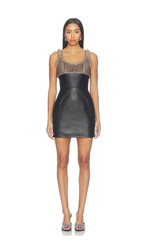 Tailored Leather Dress With Faux Fur in . Taglia 0. Also in 2, 4 - Alexander Wang - Modalova