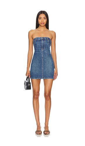 Stretch Denim Tube Dress in Blue. - size 0 (also in 6) - Alexander Wang - Modalova