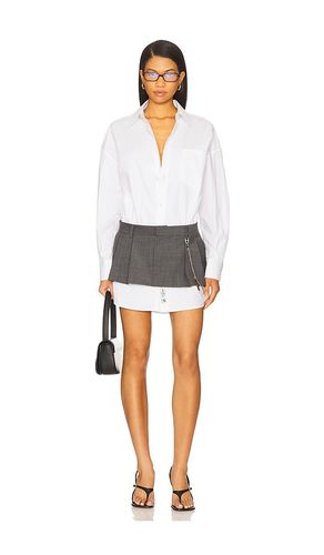 Pre-styled Shirt Dress With Chain in . - size 0 (also in 2, 4, 6) - Alexander Wang - Modalova