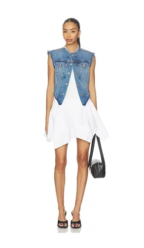 KLEID PRESTYLE COMBO WITH DENIM VEST in ,. Größe 0. Also in 2, 4 - Alexander Wang - Modalova