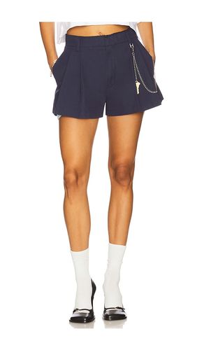 High-rise Short With Chain in Navy. - size 0 (also in 2, 4, 6) - Alexander Wang - Modalova