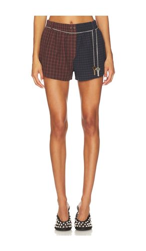 Mid-rise Boxer Short in Blue,Rust. - size 0 (also in 10, 2, 4, 6) - Alexander Wang - Modalova
