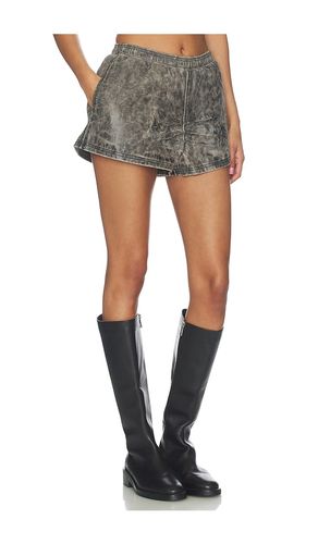 Mid Rise Leather Mini Short in . Size L. Also in M, S, XS - Alexander Wang - Modalova