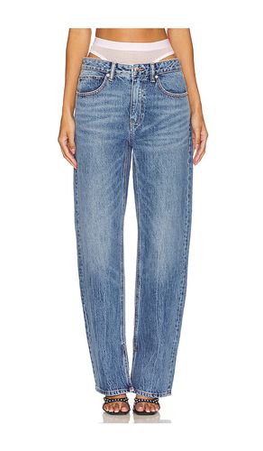 Slit Hem Jean Prestyle Hotfix Mesh Undie in Blue. - size 23 (also in 24, 25, 26, 27, 28, 29, 30, 31) - Alexander Wang - Modalova