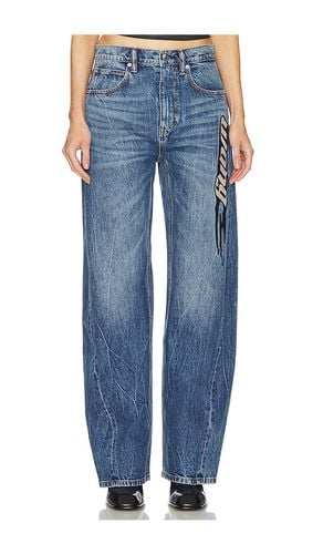 Balloon Jean Embroidered Logo in Blue. - size 24 (also in 25, 26, 27, 28, 29, 30, 31) - Alexander Wang - Modalova