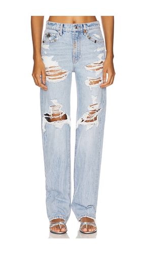 Distressed Ez Mid Rise Jean in Blue. - size 24 (also in 25, 26) - Alexander Wang - Modalova