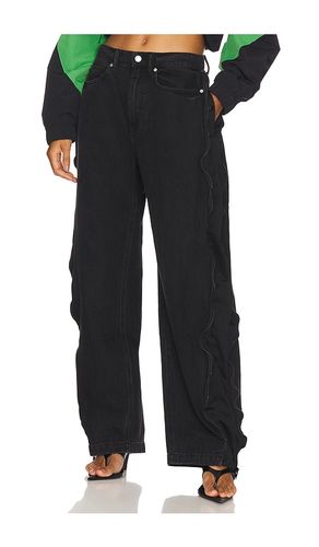 Curved Zipper Pant in Black. - size 23 (also in 24, 26, 27) - Alexander Wang - Modalova