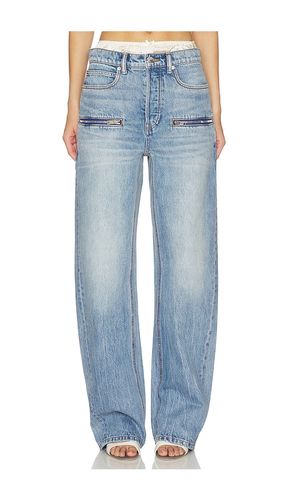 JEANS SILK PRESTYLE FLOAT WITH HORIZONTAL ZIPS in . Größe 24. Also in 26 - Alexander Wang - Modalova