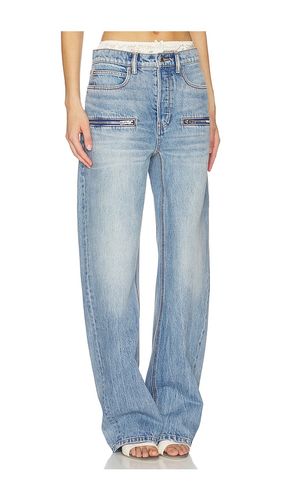 JEANS SILK PRESTYLE FLOAT WITH HORIZONTAL ZIPS in . Größe 24. Also in 26 - Alexander Wang - Modalova