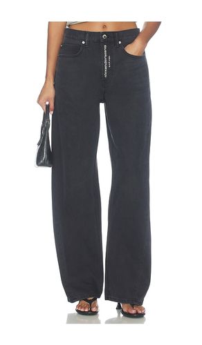 Float Jeans With Hotfix Logo Fly in Black. - size 24 (also in 25, 26, 27) - Alexander Wang - Modalova