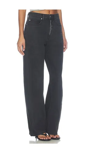 Float Jeans With Hotfix Logo Fly in Black. - size 24 (also in 25, 26) - Alexander Wang - Modalova