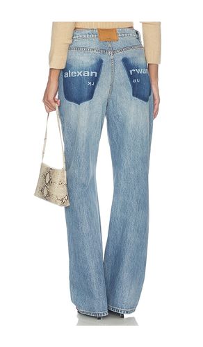 Float Jeans With Logo Shadow Pockets in Blue. - size 24 (also in 25, 28, 32) - Alexander Wang - Modalova