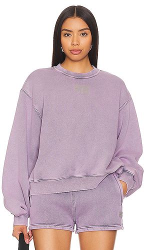 Essential Crew Sweatshirt in Lavender. - size M (also in XS, XXS) - Alexander Wang - Modalova