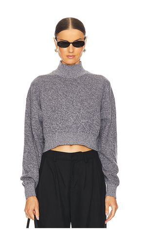 Long Sleeve Turtleneck Pullover in Grey. - size M (also in S) - Alexander Wang - Modalova