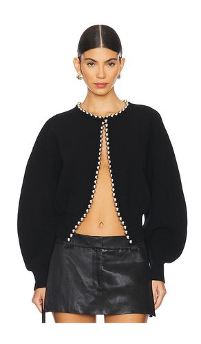 Cropped Cardigan With Ball Chain Necklace in . - size L (also in M, S) - Alexander Wang - Modalova