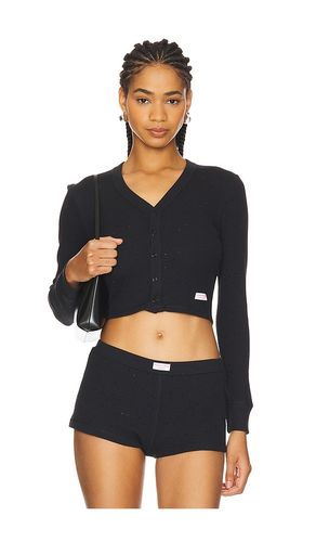 Hotfix Long Sleeve Waffle Cardigan in . - size L (also in S, XS) - Alexander Wang - Modalova