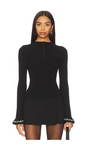 Logo Ribbed Pullover in . Taglia S. Also in M - Alexander Wang - Modalova