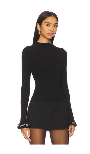 Logo Ribbed Pullover in . Taglia L. Also in S - Alexander Wang - Modalova