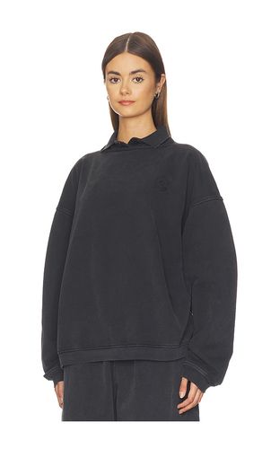 Prestyled Slashed Crewneck With Polo Dickie in . Size L. Also in M, S - Alexander Wang - Modalova