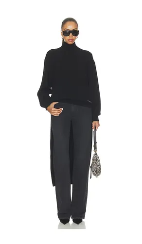 Long Sleeve Turtleneck With High Low Hem in . - size XS (also in S, L) - Alexander Wang - Modalova