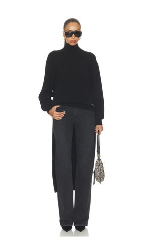 Long Sleeve Turtleneck With High Low Hem in . Taglia XS. Also in S, L - Alexander Wang - Modalova