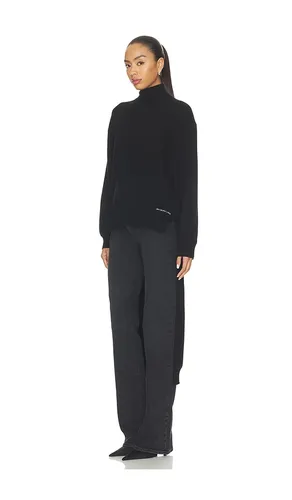 Long Sleeve Turtleneck With High Low Hem in . Size L. Also in S, XS - Alexander Wang - Modalova