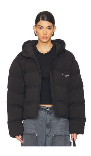 Jacquard Channel Cropped Hooded Puffer in . - size L (also in M, S, XS) - Alexander Wang - Modalova