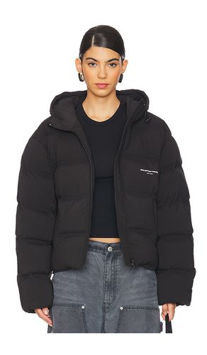 Jacquard Channel Cropped Hooded Puffer in . - size L (also in M, S, XS, XXS) - Alexander Wang - Modalova