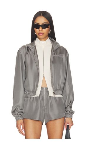 Cropped Track Jacket in . Taglia L. Also in S - Alexander Wang - Modalova