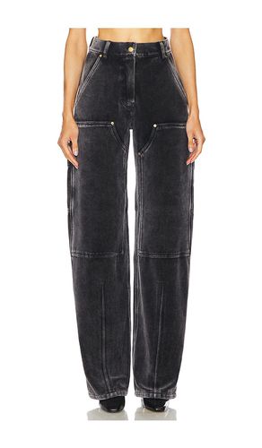 High Waisted Pant With Panel Detail in Charcoal. - size 0 (also in 00, 2) - Alexander Wang - Modalova