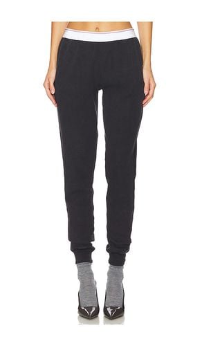 Waffle Jogger Pant in Black. - size L (also in M, S, XS) - Alexander Wang - Modalova