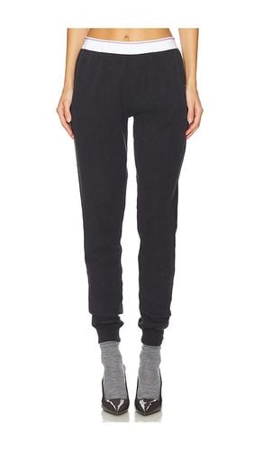 Waffle Jogger Pant in Black. - size S (also in XS) - Alexander Wang - Modalova