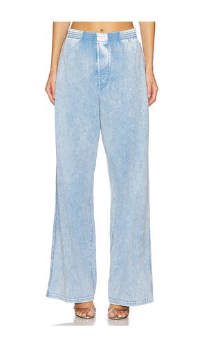 Unisex Wide Leg Pant in Baby Blue. - size L (also in M, S, XS) - Alexander Wang - Modalova