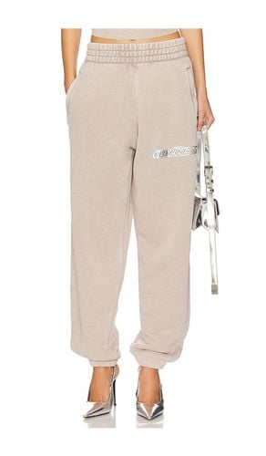 Classic Sweatpant With Logo in Cream. - size L (also in M, S, XS) - Alexander Wang - Modalova