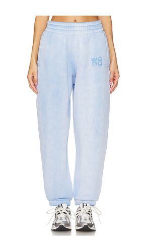 Essential Classic Sweatpant With Puff Paint Logo in Baby Blue. - size M (also in S, XS) - Alexander Wang - Modalova