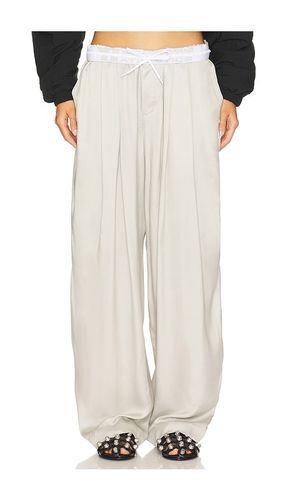 Trouser Turned Down Waistband in Light Grey. - size L (also in M, S, XS) - Alexander Wang - Modalova