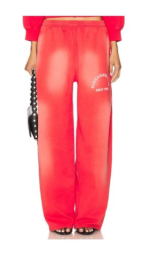 Articulated Leg Sweatpant in Red. - size L (also in M, S, XS) - Alexander Wang - Modalova