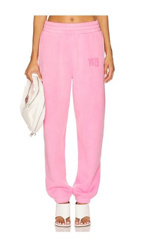 Essential Terry Classic Sweatpant in Pink. - size S (also in XS) - Alexander Wang - Modalova