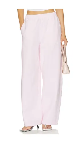 Mid-Rise Relaxed Sweatpant with Logo Print in . Size L. Also in M, S - Alexander Wang - Modalova