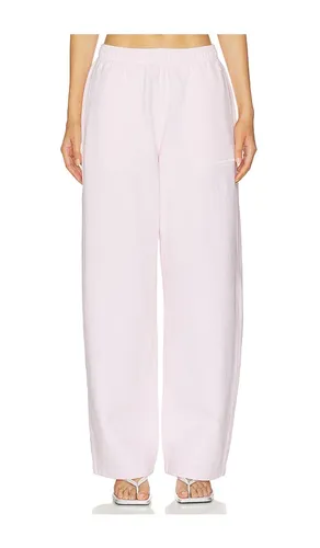 Mid-Rise Relaxed Sweatpant with Logo Print in . Size L. Also in M, S - Alexander Wang - Modalova