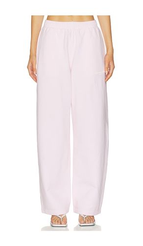 Mid-Rise Relaxed Sweatpant with Logo Print in . Taglia L. Also in M, S, XS - Alexander Wang - Modalova