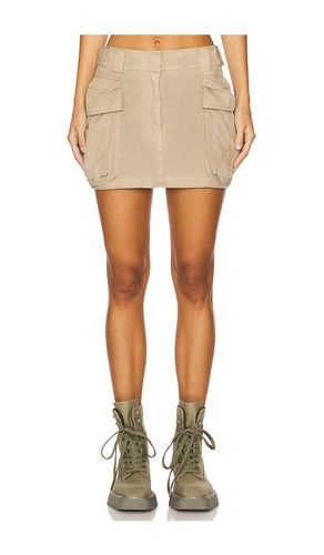 Big Pocket Cargo Mini Skirt in Tan. - size 0 (also in 4) - Alexander Wang - Modalova