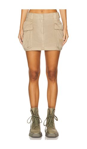 Big Pocket Cargo Mini Skirt in Tan. - size 2 (also in 4) - Alexander Wang - Modalova