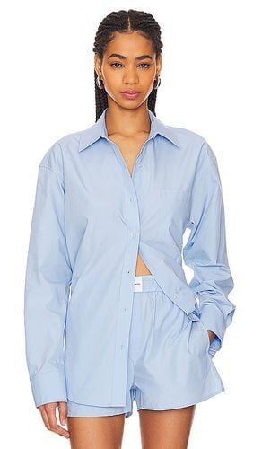 Boyfriend Shirt in Blue. - size L (also in S) - Alexander Wang - Modalova